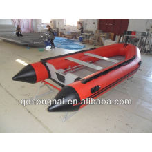 venta caliente pvc barco 3,8 m veces por barco inflable de aluminio con ce